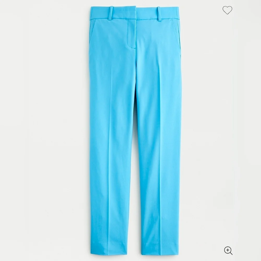 ❤️ J CREW TOLLEGNO 1900 ITALIAN WOOL CAMERON SLIM CROP PANTS / TROUSERS, 8 (29)